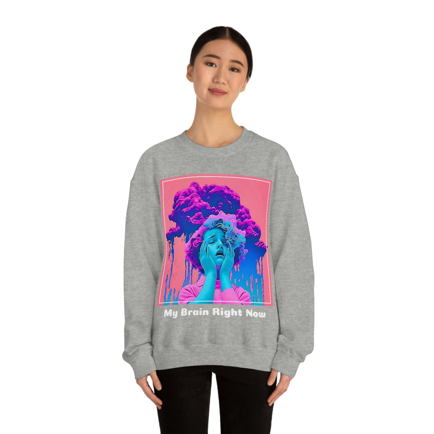 Anxiety (Vaporwave Style) Long Sleeve