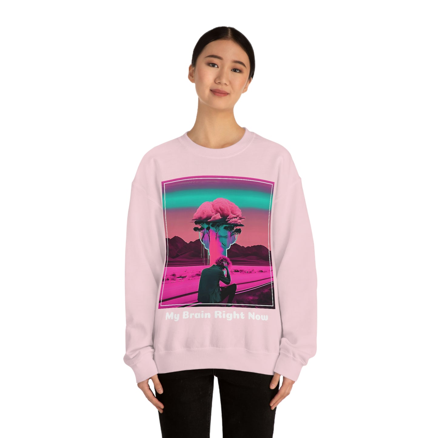 Depression (Vaporwave Style) Long Sleeve