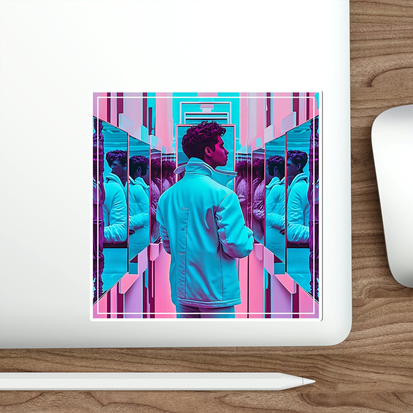 Personality Disorder (Vaporwave Style) Sticker