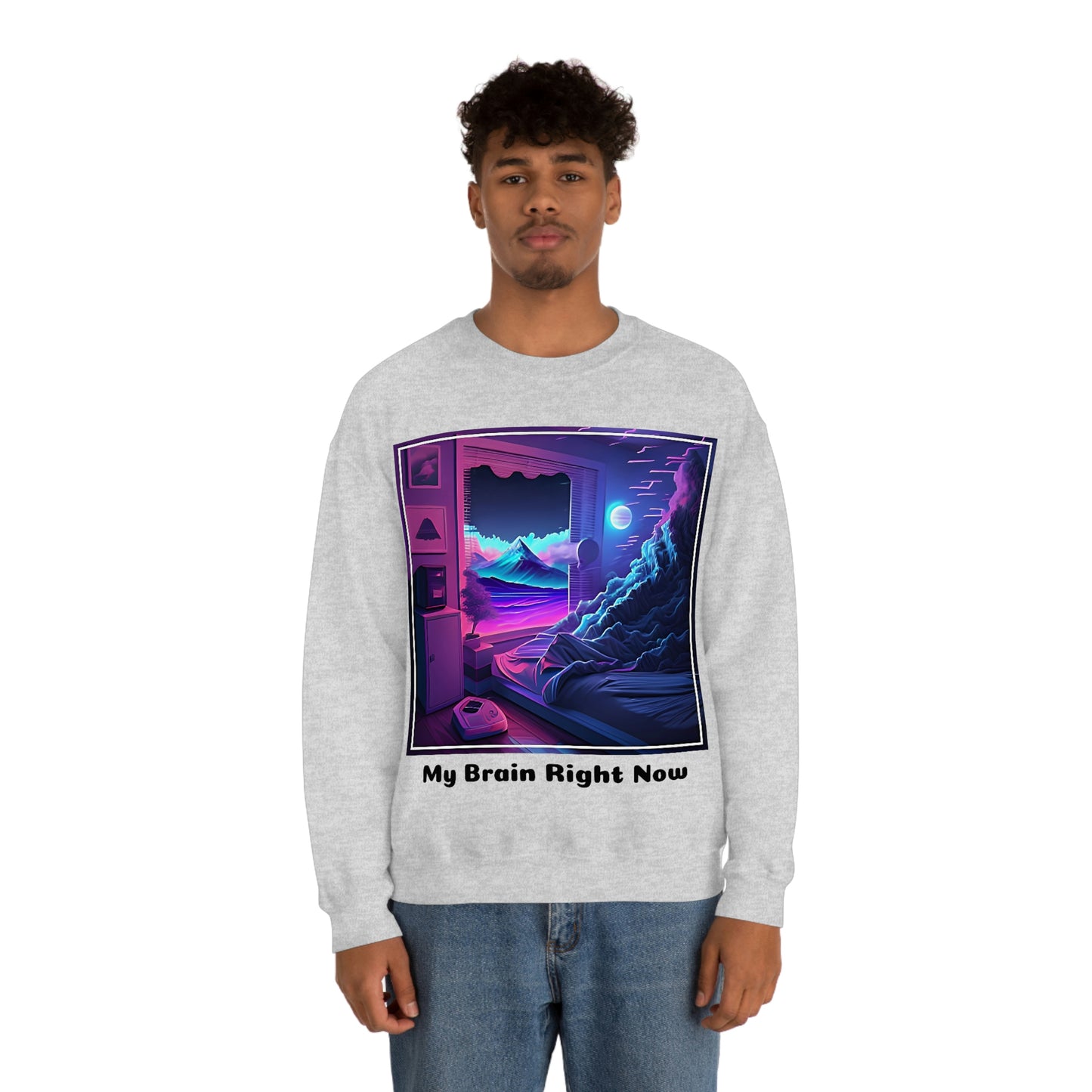 Insomnia (Vaporwave Style) Long Sleeve