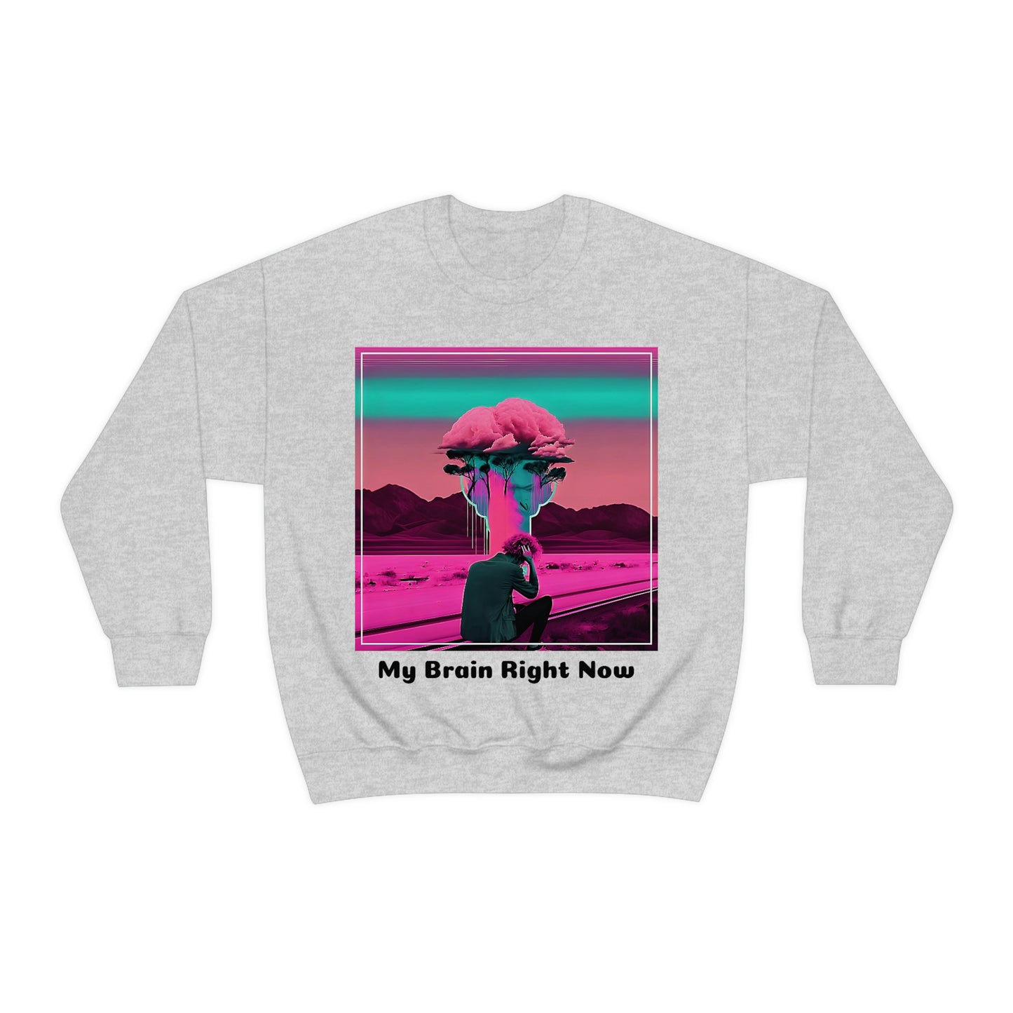 Depression (Vaporwave Style) Long Sleeve