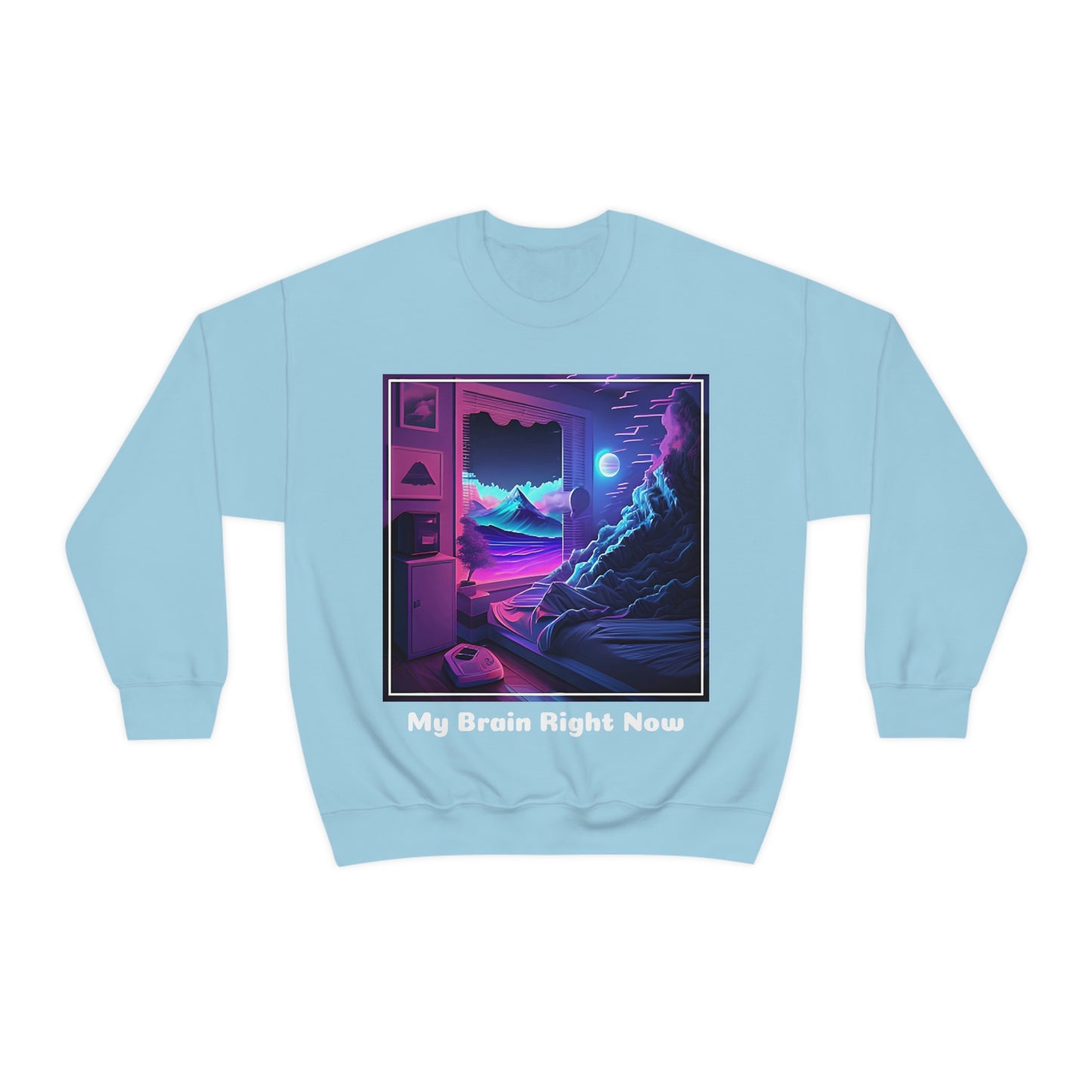 Insomnia (Vaporwave Style) Long Sleeve