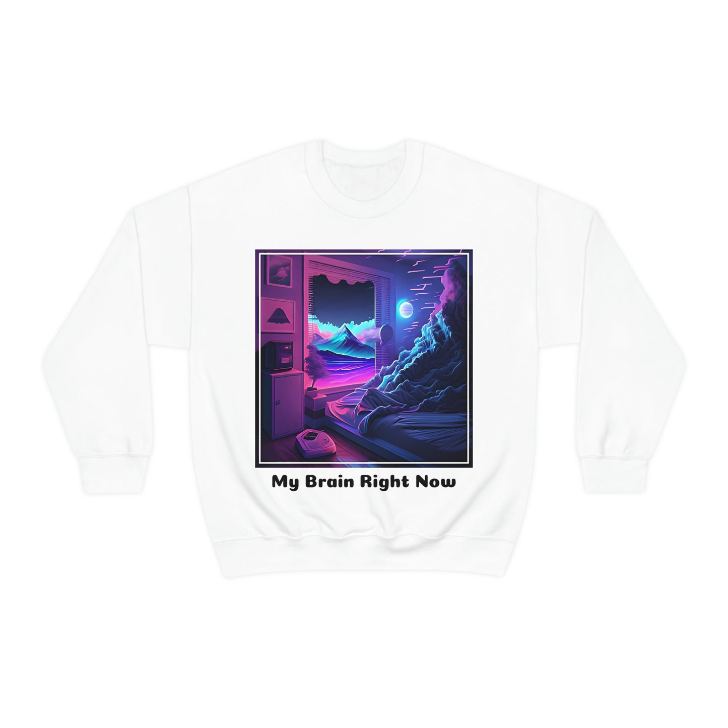 Insomnia (Vaporwave Style) Long Sleeve