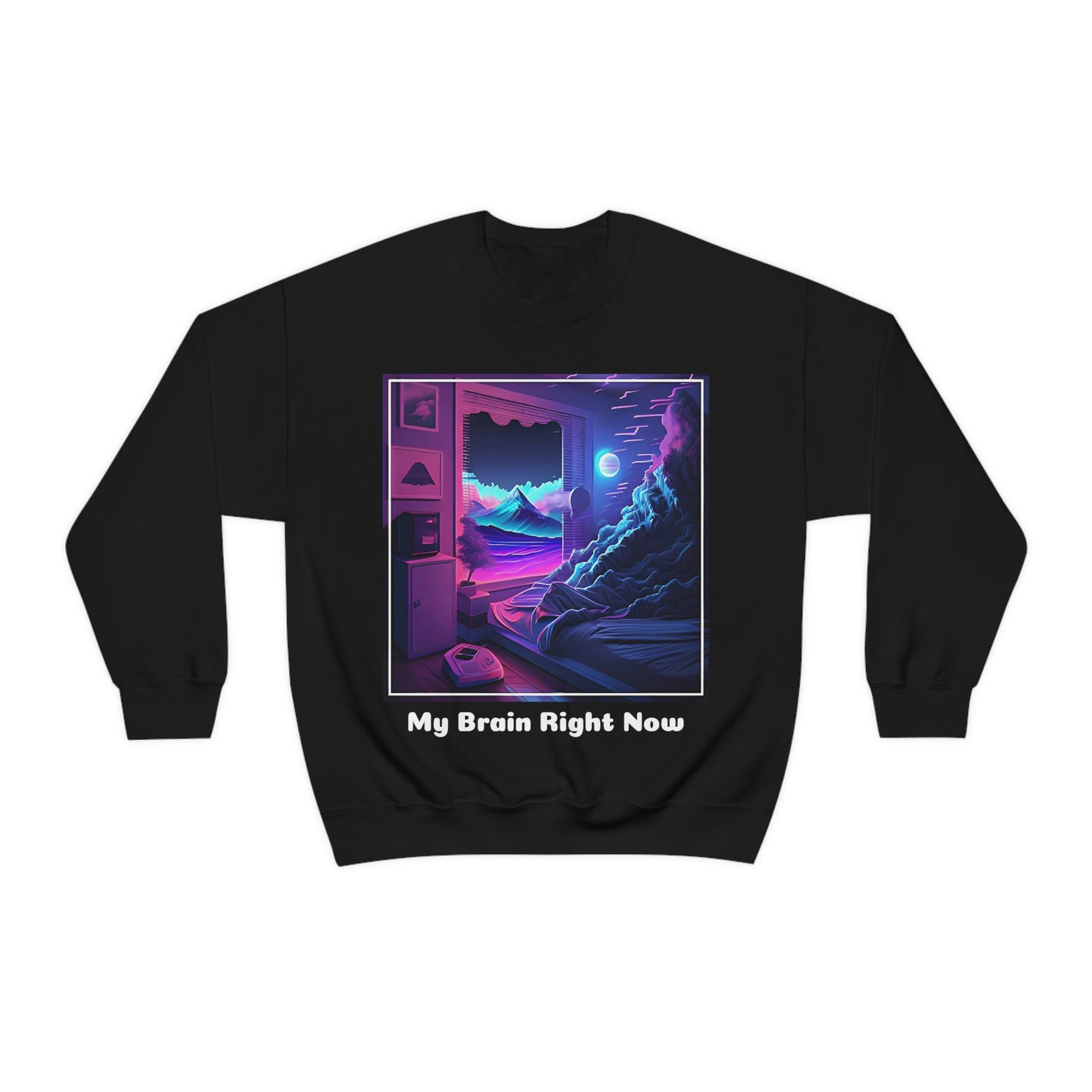 Insomnia (Vaporwave Style) Long Sleeve