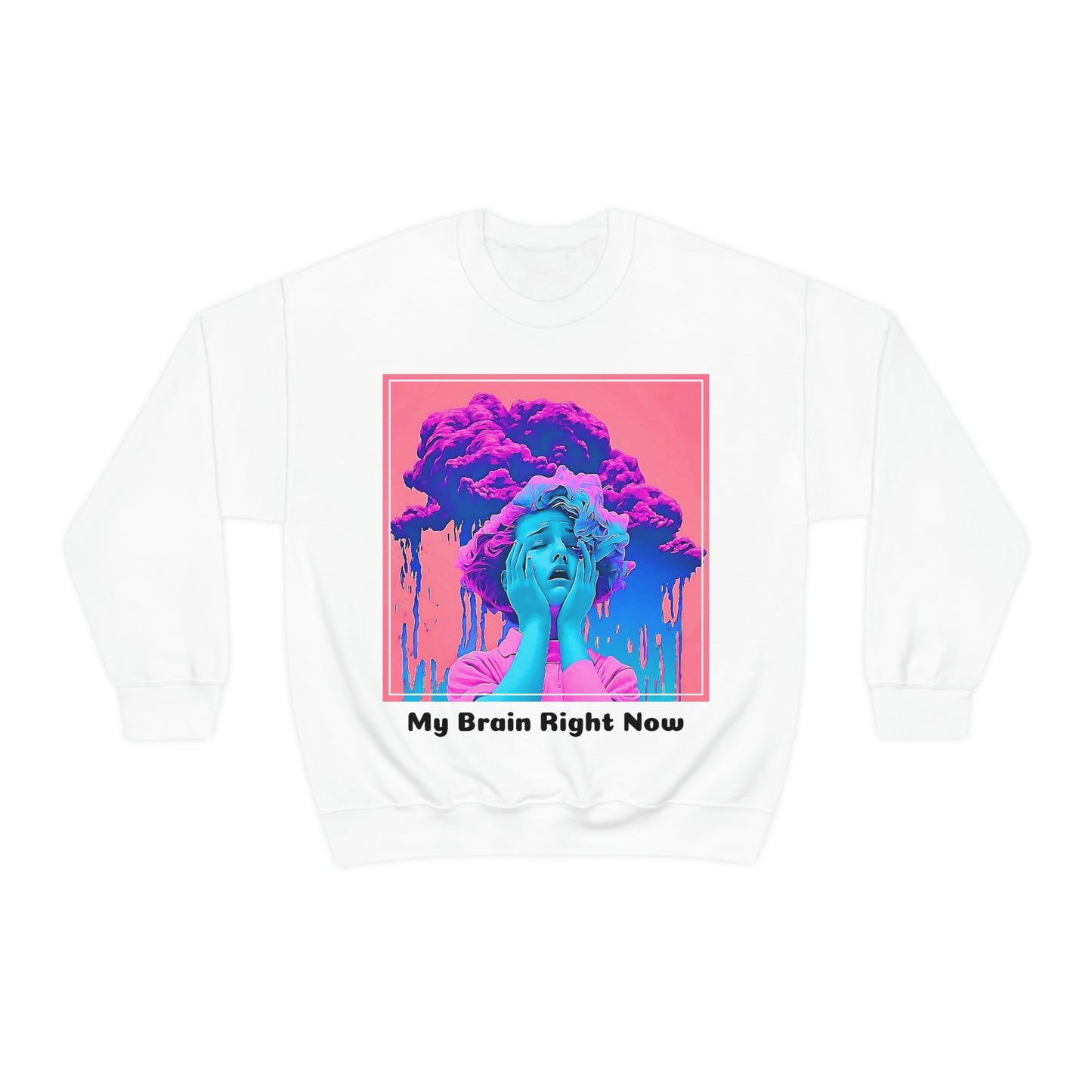 Anxiety (Vaporwave Style) Long Sleeve