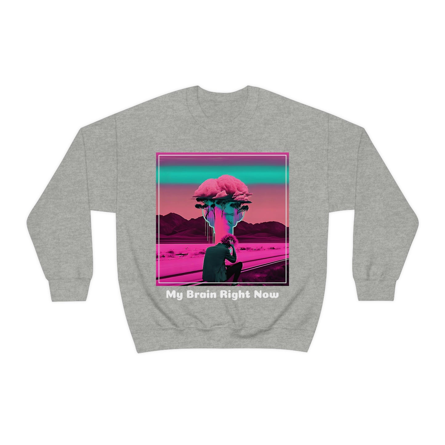 Depression (Vaporwave Style) Long Sleeve