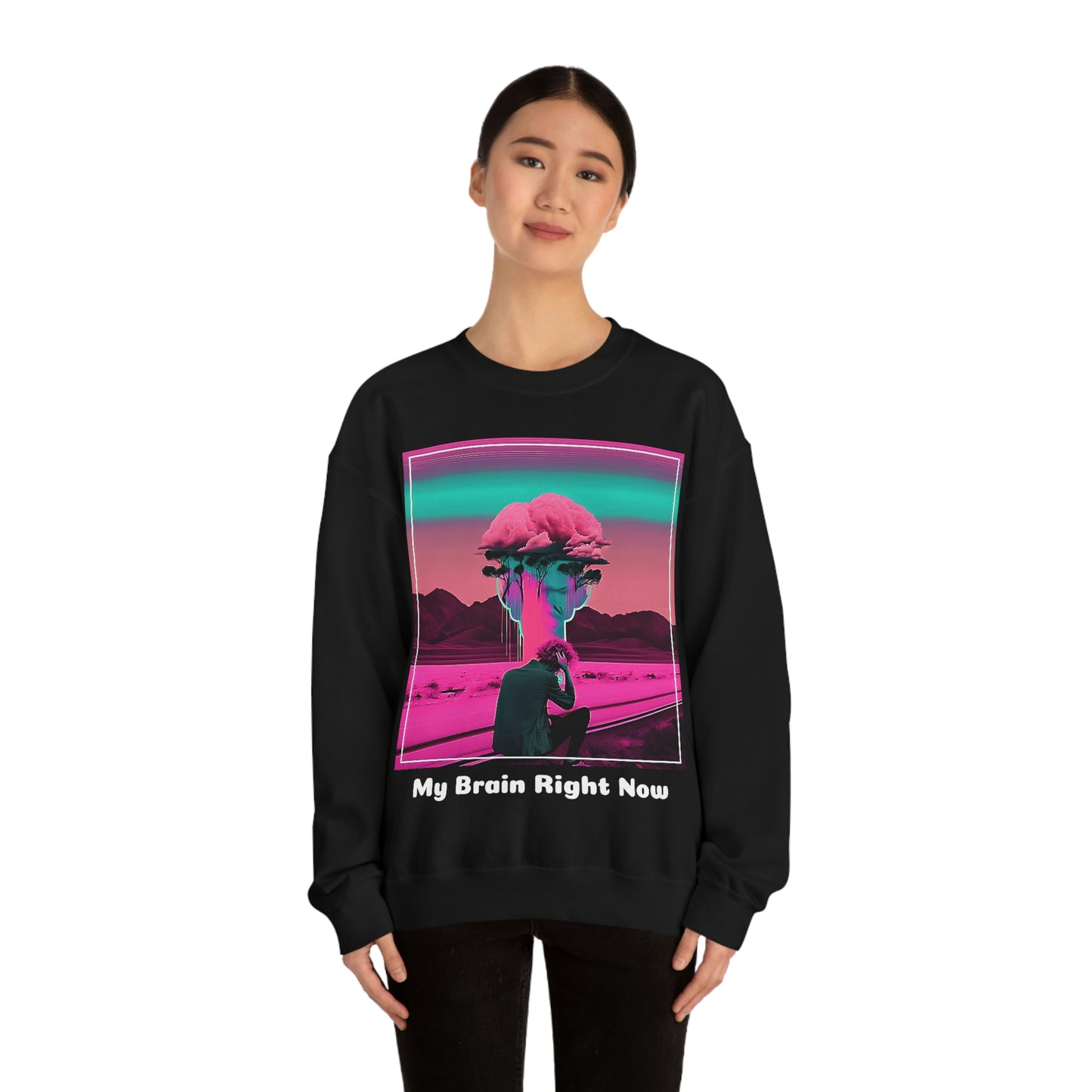 Depression (Vaporwave Style) Long Sleeve