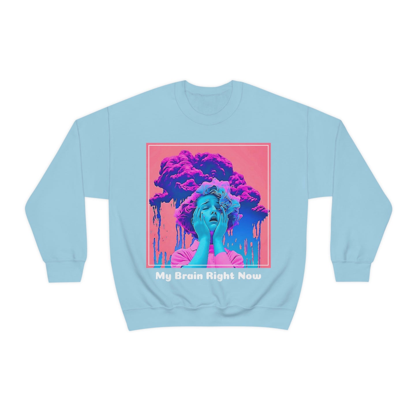 Anxiety (Vaporwave Style) Long Sleeve