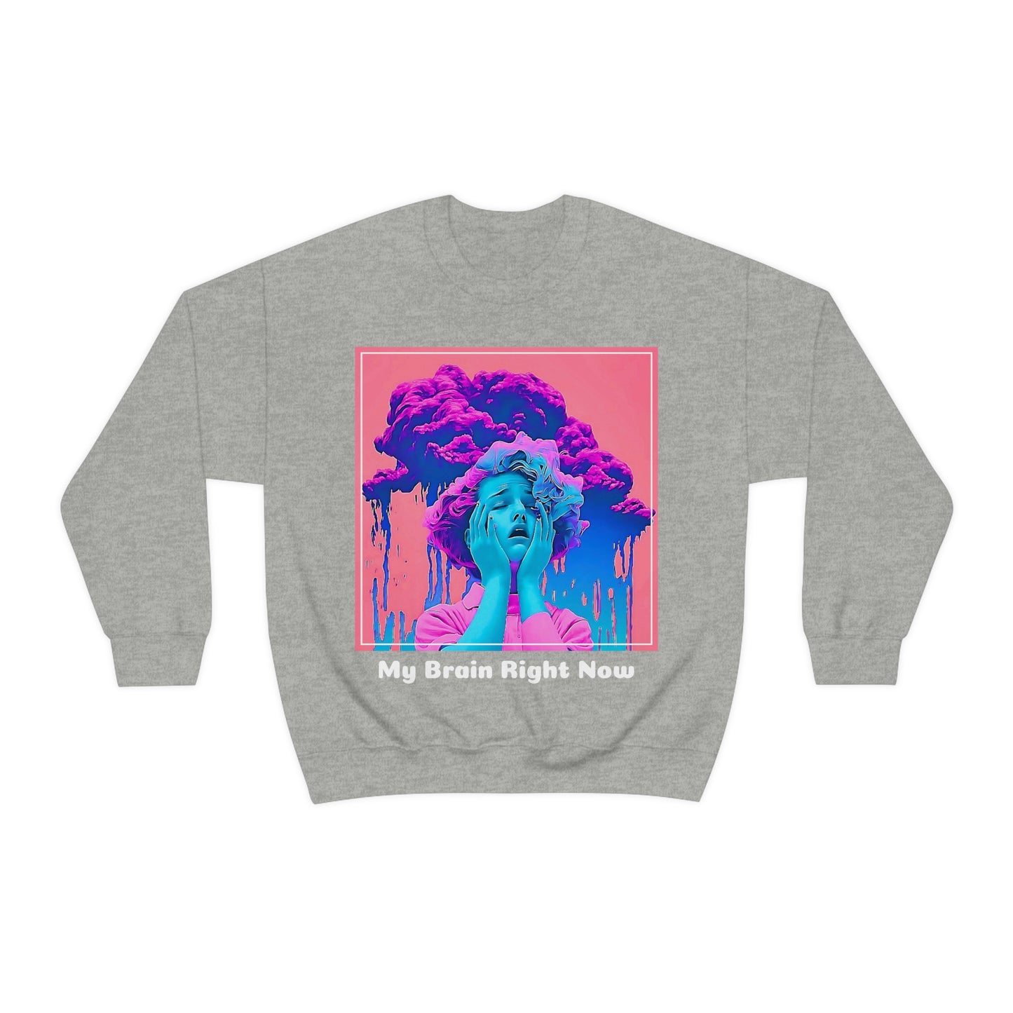 Anxiety (Vaporwave Style) Long Sleeve