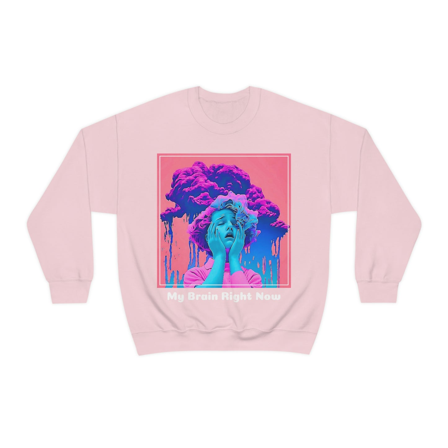 Anxiety (Vaporwave Style) Long Sleeve