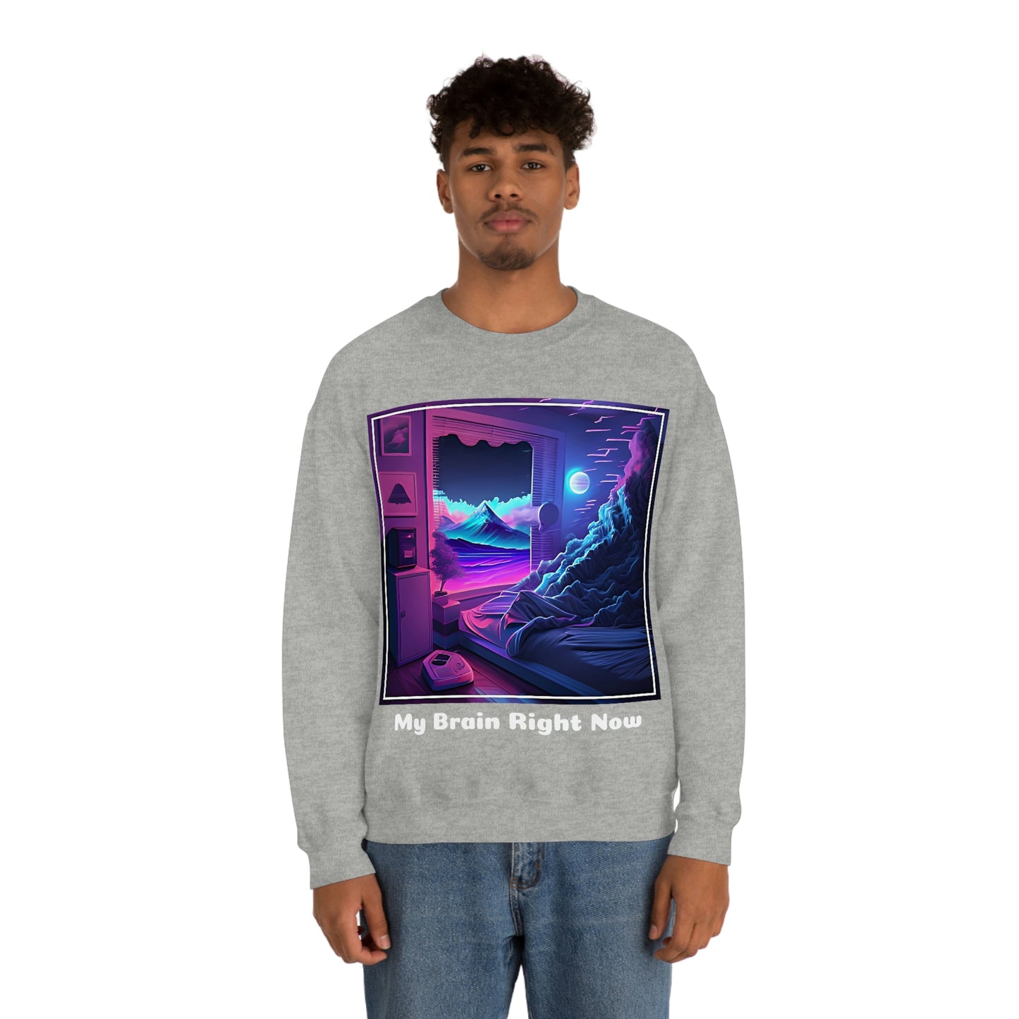 Insomnia (Vaporwave Style) Long Sleeve