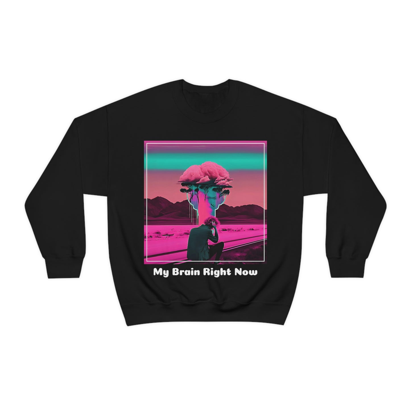 Depression (Vaporwave Style) Long Sleeve