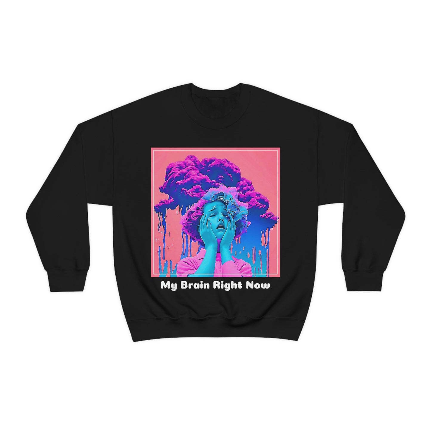 Anxiety (Vaporwave Style) Long Sleeve