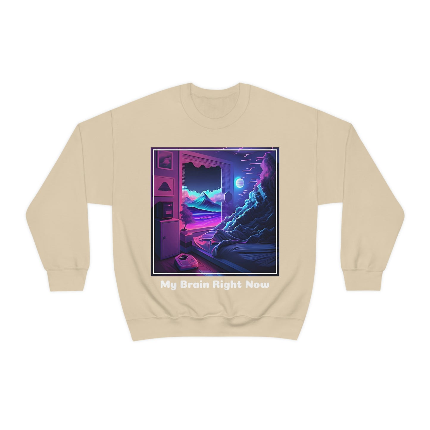 Insomnia (Vaporwave Style) Long Sleeve