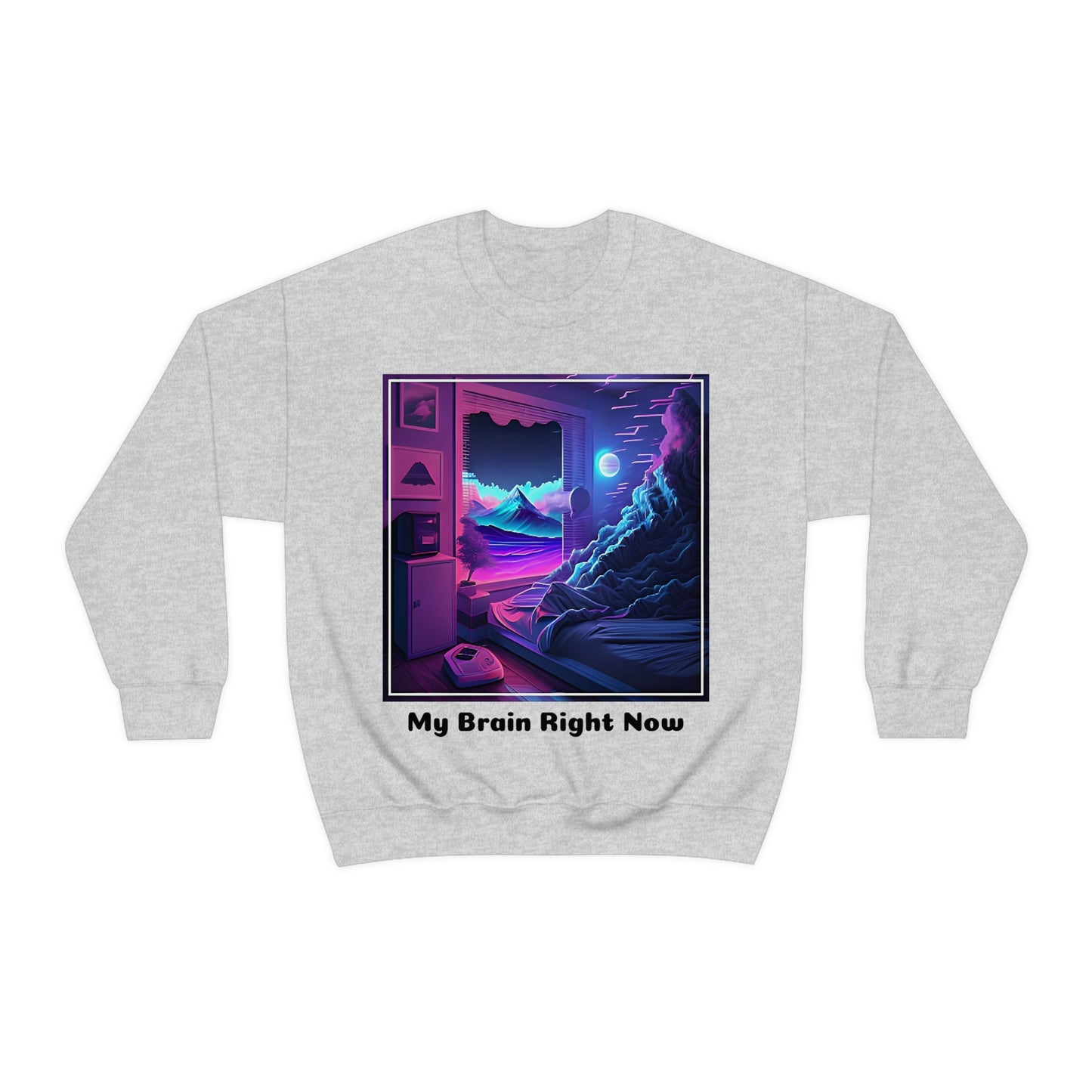 Insomnia (Vaporwave Style) Long Sleeve