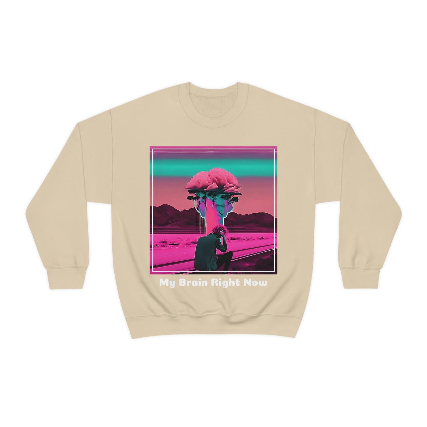 Depression (Vaporwave Style) Long Sleeve