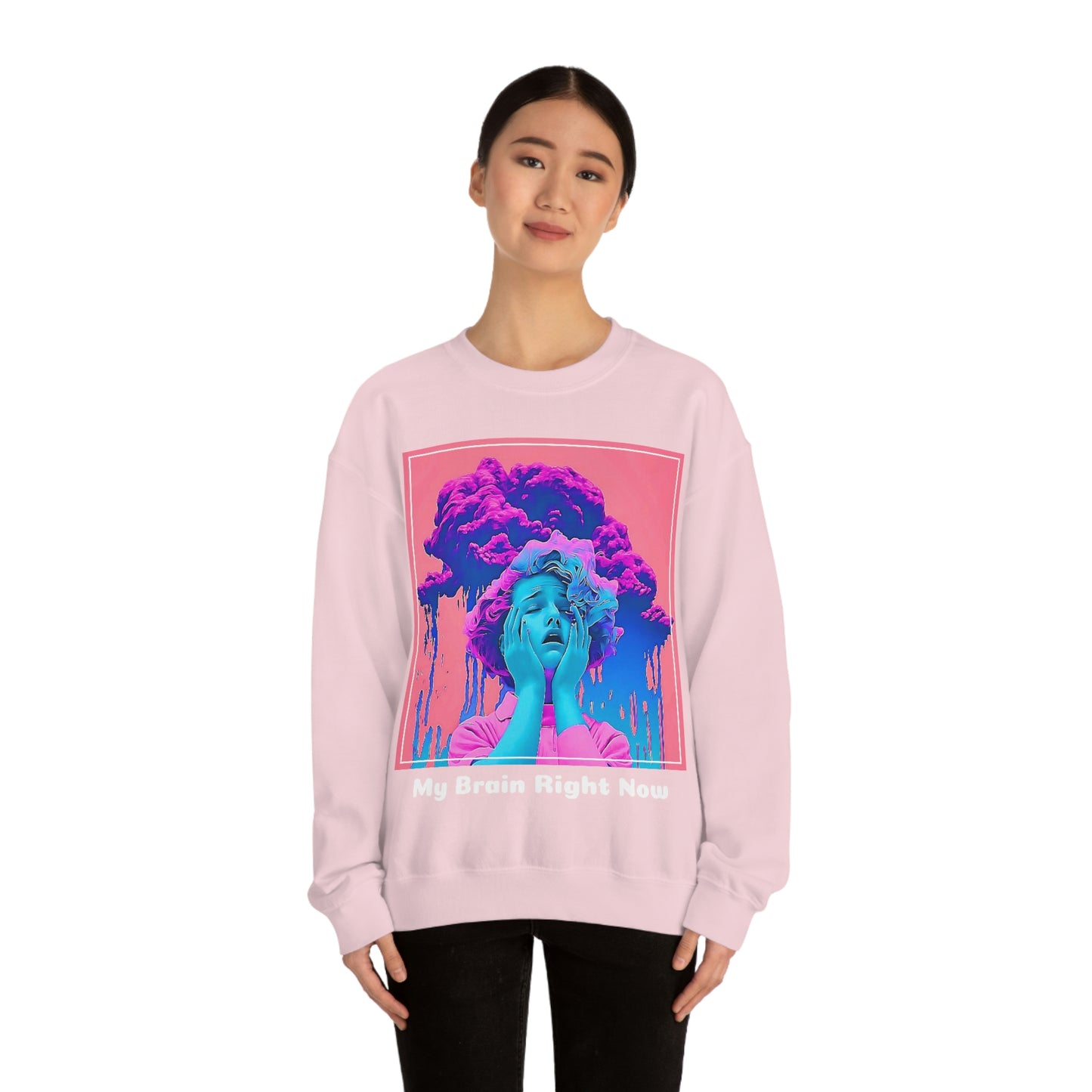 Anxiety (Vaporwave Style) Long Sleeve