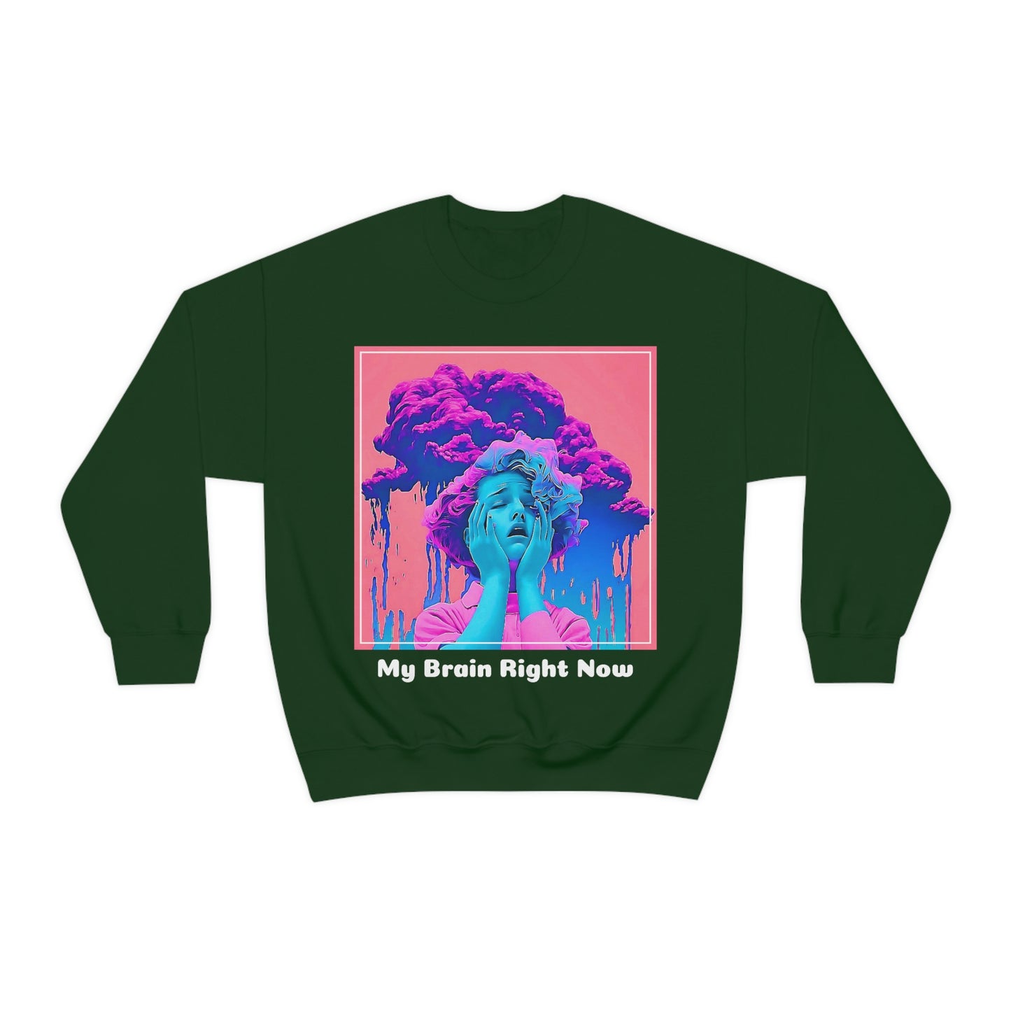 Anxiety (Vaporwave Style) Long Sleeve