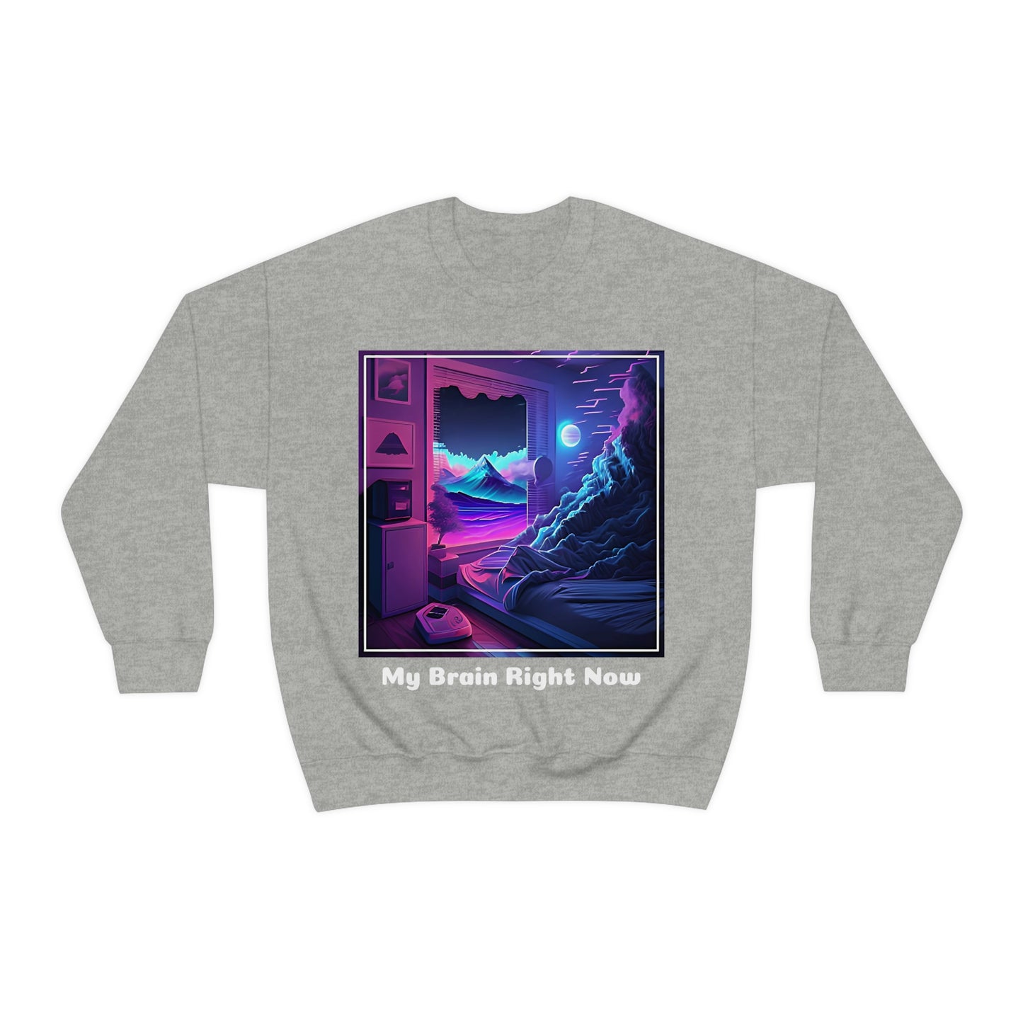 Insomnia (Vaporwave Style) Long Sleeve