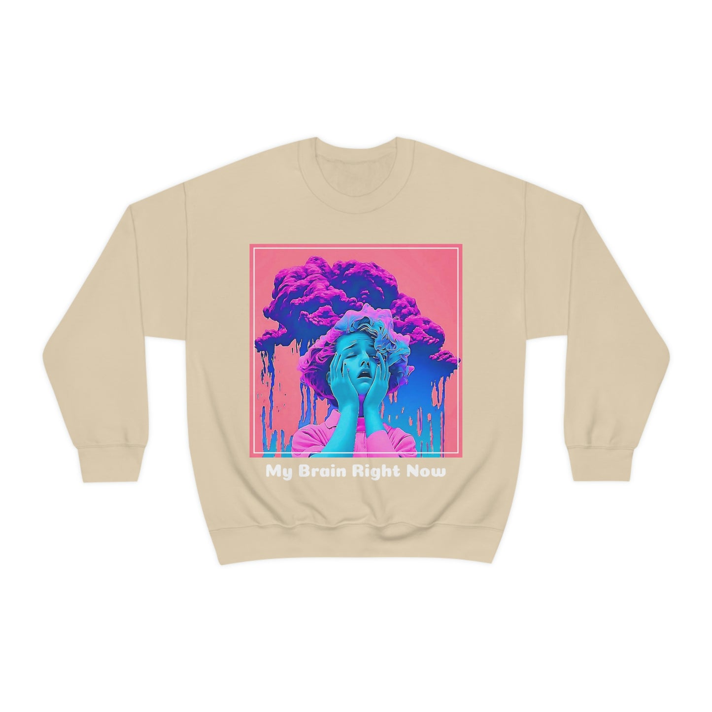 Anxiety (Vaporwave Style) Long Sleeve